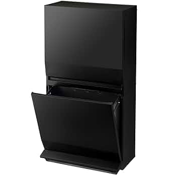 SOLOW 45Lゴミ箱　ブラック2個 SOLOW ペダルオープンツイン 20L 35L 45L 抗菌 ゴミ箱 分別